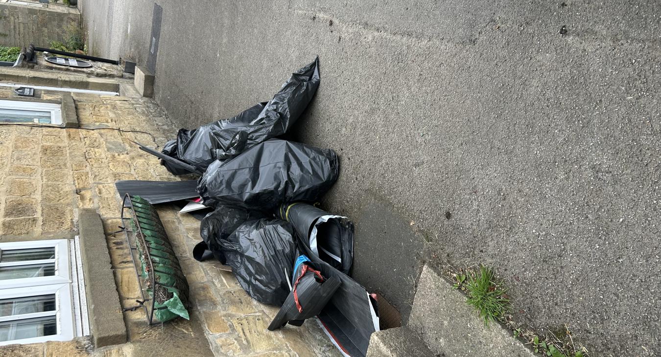 Rubbish out of Door 